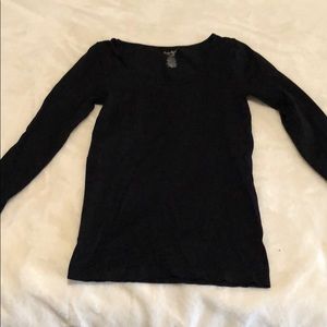 Black long sleeve shirt